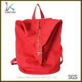 Custom Women Red School Canvas Backpack