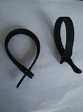 Hook & Loop Cable Tie Black Color