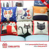 High Quality Cute Cartoon Cat Sublimation Printing Cotton Couples Pillow Case