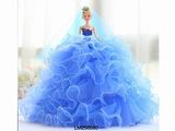 Wedding Dress Doll Gift for Girls (11 inch)