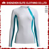 Fancy Women Swimsuit Long Sleeve Printed Rash Guard (ELTRGI-38)