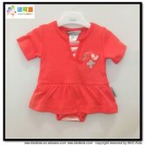 Combed Cotton Baby Clothes Plain Red Baby Onesie