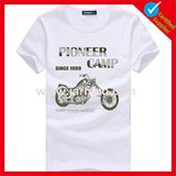 White Color Custom Logo Printing Shirt