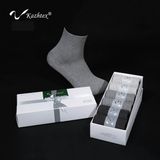 Anti-Bacterial and Anti-Odour Silver Fiber Cotton Ankle Socks for Businessmen