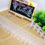 Factory Stock Wholesale 10cm Width Embroidery Nylon Lace Polyester Embroidery Trimming Fancy Chemical Lace for Garments Accessory & Home Textiles & Curtains