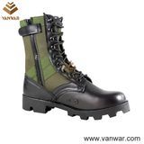 Nylon Waterproof Military Camouflage Jungle Boots with Panama Outsole (WJB001)