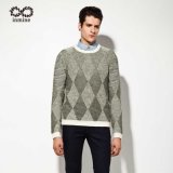 ODM Wool Blend Patterned Pullover Man Sweater
