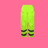 Products High Visibility Polyester Men Safety Rain Gear Pants