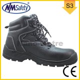 Nmsafet Middle Cut Cow Leather Oil Resistant Work Shoes