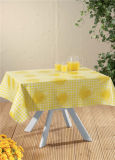 Factory Wholesale Fabric Backing PVC Cheap Round Printed Pattern Tablecloth