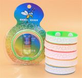 Fashion Mosquitos Repellent Wristband Bangle Silicone Anti Mosquito Bracelet