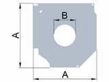 Security Plate 45 Degree for Insect Screen/Fly Screen, System 
