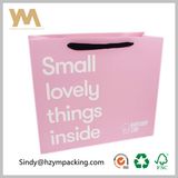 Baby White Paper Custom Clothing Pink Packaging Bag Wholesale