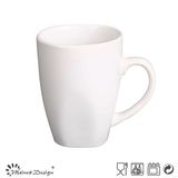 White Color Inside Round Outside Square Coffee Mug