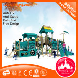 Standards Outdoor Playground Equipment Plastic Slides for Children