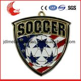 Plated Technique and Europe Regional Feature Soccer Medals