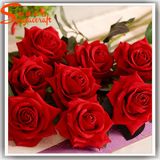 Professional Manufacturer Cheap Artificial Red Rose Flower China