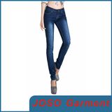 Dark Bule Cotton Spandex Skinny Women Jean (JC1050)