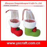 Christmas Decoration (ZY13L679-1-2) Christmas Winter Boot Father Christmas