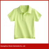 Wholesale Good Quality Boys Green Polo T Shirts manufacturer (P86)
