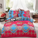 Cheap Reactive Print Bohemian Mandala Style Polyester Duvet Cover Set