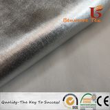 Silver Film with Breathable PU White Coated Nylon Taslan Fabric Compound for Raincoat