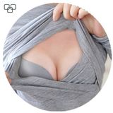 High Quality Women Nursing Long Sleeve Breastfeeding Sleeve T Shirt Maternity Sleeve T Shirt