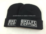 100% Acrylic Beanie Hat with Embroidery Logo Design