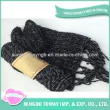 High Quality Designer Warm Polyester Cotton Crochet Scarf