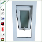 Low Price Australian Standard PVC Single Pane Awning Windows with Obscure Glass