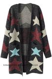 OEM Girl Fashion Hot Sales Long Sweater Cardigan (W17-734)