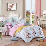 3 Pieces and 4 Pieces Printed Cotton Bedding Set