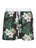 Men's Poly Elastane 4 Way Stretch Printed Boardshorts Surf Shorts