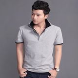 100% Cotton Printing Fashion Polo T-Shirt for Men