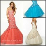 Crystal Formal Evening Gowns Sweetheart Prom Party Dresses (E4032)