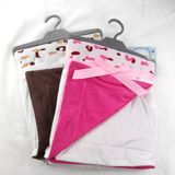 Printed and Solid Micro Mink Patchwork Baby Blanket