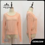 Women Rib Hem and Cuffs Sweater