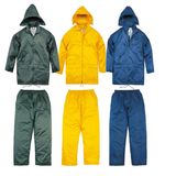 Adult Polyester Nylon Reflective Rainsuit for Riding