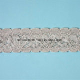 Double Scallop Wavy Edge Crochet Knitted Stretchy Elastic Lace