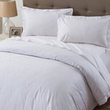 4PCS Turkey Cotton Jacquard White Duvet Cover Set