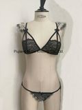 Ladies New Design Sexy Lace Bra Panty Set