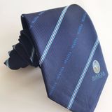 Fashion Polyester Navy School Ties Wholesale (L008)