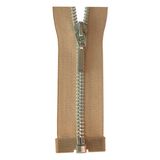 #4 Nickel-Plated Brass Zipper O/E Open Ended