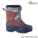 Velours Split Leather Military Snow Boots (WSB014)