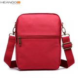 Blue / Red Plain Custom Polyester Shoulder Bag for Boys Girl