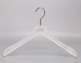 Hight Quality Luxury Acrylic Clothes and Coat Hanger Brand Logo