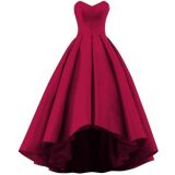 Strapless Prom Dresses Satin Tulle Bridal Cocktail Party Evening Dress N13074