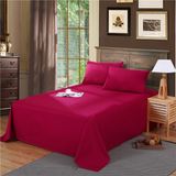 Plain Home Hotel Polyester Bed Sheet Set