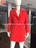 Women Colorful Wool Coat Outwear