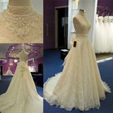 Lace Evening Bridal Gowns Wedding Gown Dresses Z11147